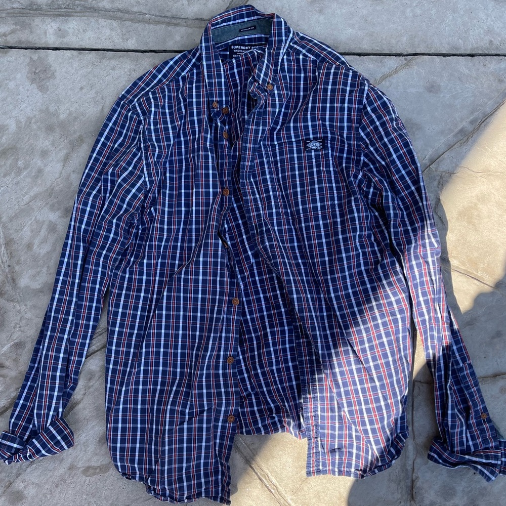 SUPERDRY NEW YORK BUTTON UP. CONDITION IS USED. SZ XXL. - Picture 1 of 3